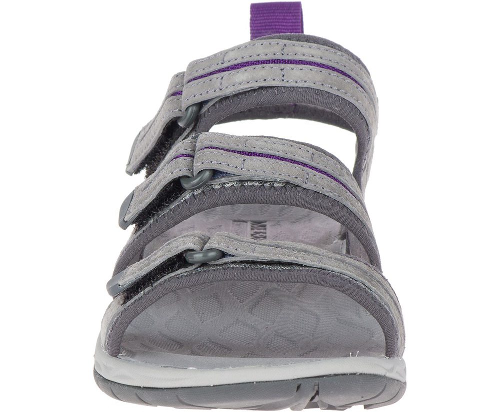 Merrell Sandals Grey - Siren 2 Strap - Womens 18FAMHJUB